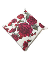 Load image into Gallery viewer, Laura Ashley Rosalie Cranberry Tapered Seat Pads For Garden, Patio, Kitchen, Dining