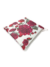 Load image into Gallery viewer, Laura Ashley Rosalie Cranberry Tapered Seat Pads For Garden, Patio, Kitchen, Dining