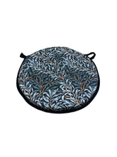 Load image into Gallery viewer, William Morris - Willow Bough Shadow 100% Cotton Round Bistro Seat Pads For Garden, Patio, Bistro, Dining, Kitchen