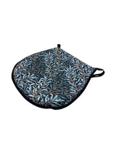 Load image into Gallery viewer, William Morris - Willow Bough Shadow 100% Cotton D-Shaped Seat Pads For Garden, Patio, Kitchen, Dining