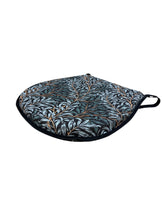Load image into Gallery viewer, William Morris - Willow Bough Shadow 100% Cotton D-Shaped Seat Pads For Garden, Patio, Kitchen, Dining