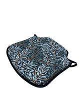 Load image into Gallery viewer, William Morris - Willow Bough Shadow 100% Cotton Small Spindle Back Seat Pads For Garden, Patio, Kitchen, Dining