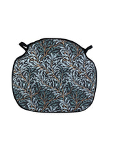 Load image into Gallery viewer, William Morris - Willow Bough Shadow 100% Cotton Large Spindle Back Seat Pads For Garden, Patio, Kitchen, Dining