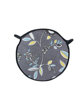 Load image into Gallery viewer, Octavia Charcoal Round Bistro Patio Seat Pads 12" 14" 16"