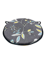 Load image into Gallery viewer, Octavia Charcoal Round Bistro Patio Seat Pads 12" 14" 16"