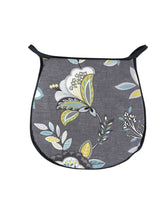 Load image into Gallery viewer, Octavia Charcoal D-Shaped Seat Pads For Garden, Patio, Kitchen, Dining