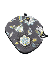 Load image into Gallery viewer, Octavia Charcoal Large Spindle Back Seat Pads For Garden, Patio, Kitchen, Dining
