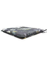 Load image into Gallery viewer, Octavia Charcoal Square Tie-On Seat Pads Dining/Patio/Garden/Kitchen