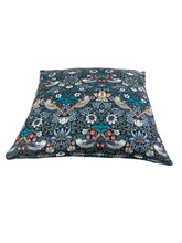 Load image into Gallery viewer, William Morris - Strawberry Thief Tealwood 100% Cotton Cushion/Scatter Cover 16" 18" 20" 22" 24"