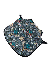 Load image into Gallery viewer, William Morris - Strawberry Thief Tealwood 100% Cotton Small Spindle Back Seat Pads For Garden, Patio, Kitchen, Dining