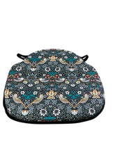 Load image into Gallery viewer, William Morris - Strawberry Thief Tealwood 100% Cotton Large Spindle Back Seat Pads For Garden, Patio, Kitchen, Dining