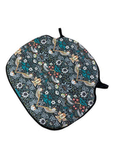 Load image into Gallery viewer, William Morris - Strawberry Thief Tealwood 100% Cotton Large Spindle Back Seat Pads For Garden, Patio, Kitchen, Dining