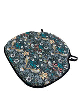 Load image into Gallery viewer, William Morris - Strawberry Thief Tealwood 100% Cotton Large Spindle Back Seat Pads For Garden, Patio, Kitchen, Dining
