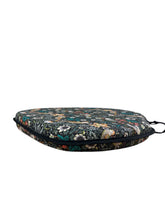 Load image into Gallery viewer, William Morris - Strawberry Thief Tealwood 100% Cotton Large Spindle Back Seat Pads For Garden, Patio, Kitchen, Dining
