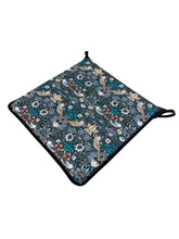 Load image into Gallery viewer, William Morris - Strawberry Thief Tealwood 100% Cotton Square Tie-On Seat Pads Dining/Patio/Garden/Kitchen