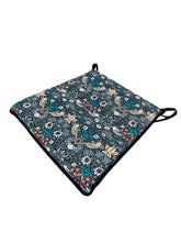 Load image into Gallery viewer, William Morris - Strawberry Thief Tealwood Tapered Seat Pads For Garden, Patio, Kitchen, Dining, 100% Cotton