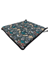 Load image into Gallery viewer, William Morris - Strawberry Thief Tealwood Tapered Seat Pads For Garden, Patio, Kitchen, Dining, 100% Cotton