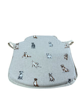 Load image into Gallery viewer, Shabby Dogs Small Spindle Back Seat Pads For Garden, Patio, Kitchen, Dining