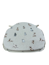 Load image into Gallery viewer, Shabby Dogs Large Spindle Back Seat Pads For Garden, Patio, Kitchen, Dining