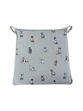 Load image into Gallery viewer, Shabby Dogs Tapered Seat Pads For Garden, Patio, Kitchen, Dining