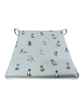 Load image into Gallery viewer, Shabby Dogs Tapered Seat Pads For Garden, Patio, Kitchen, Dining