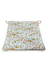 Load image into Gallery viewer, Ashbee Ochre Square Tie-On Seat Pads Dining/Patio/Garden/Kitchen