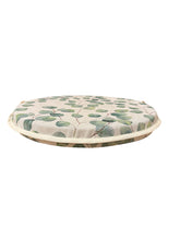 Load image into Gallery viewer, Watercolour Leaves Green Round Bistro Seat Pad For Garden/Patio