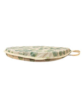 Load image into Gallery viewer, Watercolour Leaves Green D-Shaped Seat Pads For Garden, Patio, Kitchen, Dining