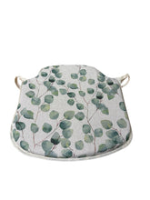 Load image into Gallery viewer, Watercolour Leaves Green Small Spindle Back Seat Pads For Garden, Patio, Kitchen, Dining