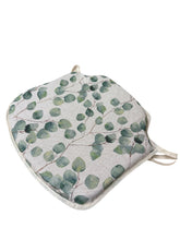 Load image into Gallery viewer, Watercolour Leaves Green Small Spindle Back Seat Pads For Garden, Patio, Kitchen, Dining