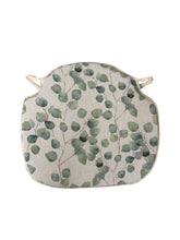 Load image into Gallery viewer, Watercolour Leaves Green Large Spindle Back Seat Pads For Garden, Patio, Kitchen, Dining