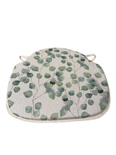 Load image into Gallery viewer, Watercolour Leaves Green Large Spindle Back Seat Pads For Garden, Patio, Kitchen, Dining