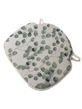 Load image into Gallery viewer, Watercolour Leaves Green Large Spindle Back Seat Pads For Garden, Patio, Kitchen, Dining