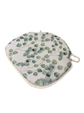 Load image into Gallery viewer, Watercolour Leaves Green Large Spindle Back Seat Pads For Garden, Patio, Kitchen, Dining