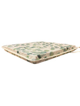 Load image into Gallery viewer, Watercolour Leaves Green Square Tie-On Seat Pads Dining/Patio/Garden/Kitchen