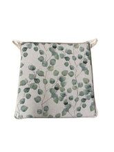 Load image into Gallery viewer, Watercolour Leaves Green Tapered Seat Pads For Garden, Patio, Kitchen, Dining
