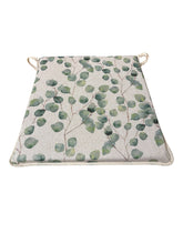 Load image into Gallery viewer, Watercolour Leaves Green Tapered Seat Pads For Garden, Patio, Kitchen, Dining