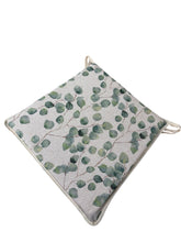 Load image into Gallery viewer, Watercolour Leaves Green Tapered Seat Pads For Garden, Patio, Kitchen, Dining