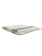 Load image into Gallery viewer, Luella Stripe Natural Square Tie-On Seat Pads Dining/Patio/Garden/Kitchen