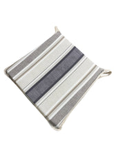Load image into Gallery viewer, Luella Stripe Natural Tapered Seat Pads For Garden, Patio, Kitchen, Dining