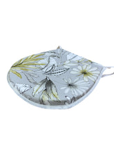 Load image into Gallery viewer, Tropicana Smoke D-Shaped Seat Pads For Garden, Patio, Kitchen, Dining
