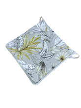 Load image into Gallery viewer, Tropicana Smoke Square Tie-On Seat Pads Dining/Patio/Garden/Kitchen