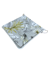 Load image into Gallery viewer, Tropicana Smoke Square Tie-On Seat Pads Dining/Patio/Garden/Kitchen