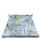 Load image into Gallery viewer, Tropicana Smoke Tapered Seat Pads For Garden, Patio, Kitchen, Dining