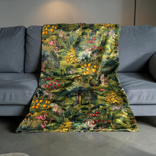 Load image into Gallery viewer, Double Sided Royal Garden Velvet Throw