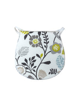 Load image into Gallery viewer, Folki Charcoal D-Shaped Seat Pads For Garden, Patio, Kitchen, Dining