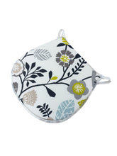 Load image into Gallery viewer, Folki Charcoal D-Shaped Seat Pads For Garden, Patio, Kitchen, Dining