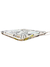Load image into Gallery viewer, Folki Charcoal Square Tie-On Seat Pads Dining/Patio/Garden/Kitchen