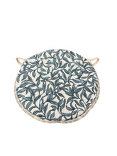 Load image into Gallery viewer, Entwistle Blue Round Bistro Patio Seat Pads 12" 14" 16"