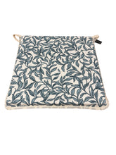 Load image into Gallery viewer, Entwistle Blue Square Tie-On Seat Pads Dining/Patio/Garden/Kitchen